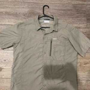 Men’s Columbia Kestrel Trail II Short Sleeve Shirt sz M - Gray